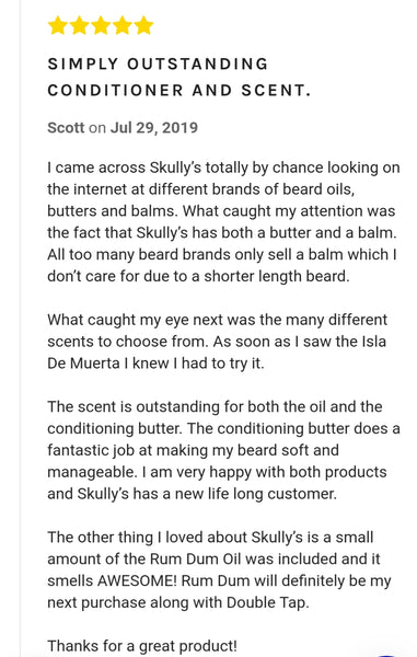 Skully's Beard Oil review